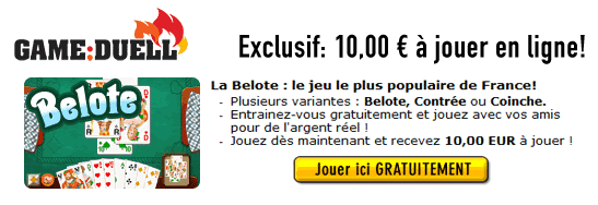 Jouer à la belote