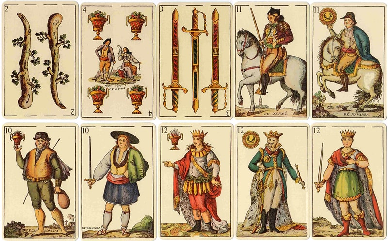 Jeu de cartes espagnol