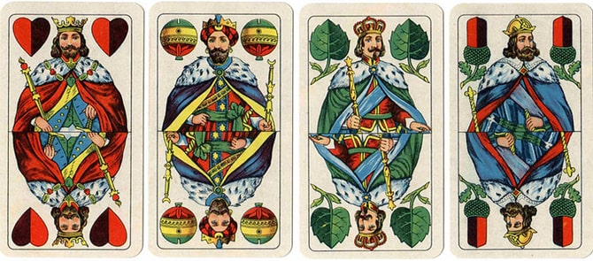 Rois jeu de cartes allemand